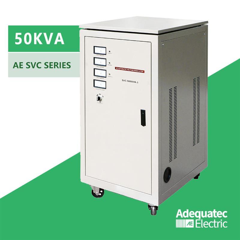 AE High Quality 50kVA Voltage Stabilizer 3 Phase Automatic voltage Regulator Stabilizer AC Voltage Stabilizer