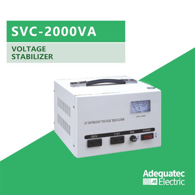 AE High Quality 220v 2kva voltage regulator 220V home electricity voltage stabilizer 220v 230v 240v 50hz 60hz